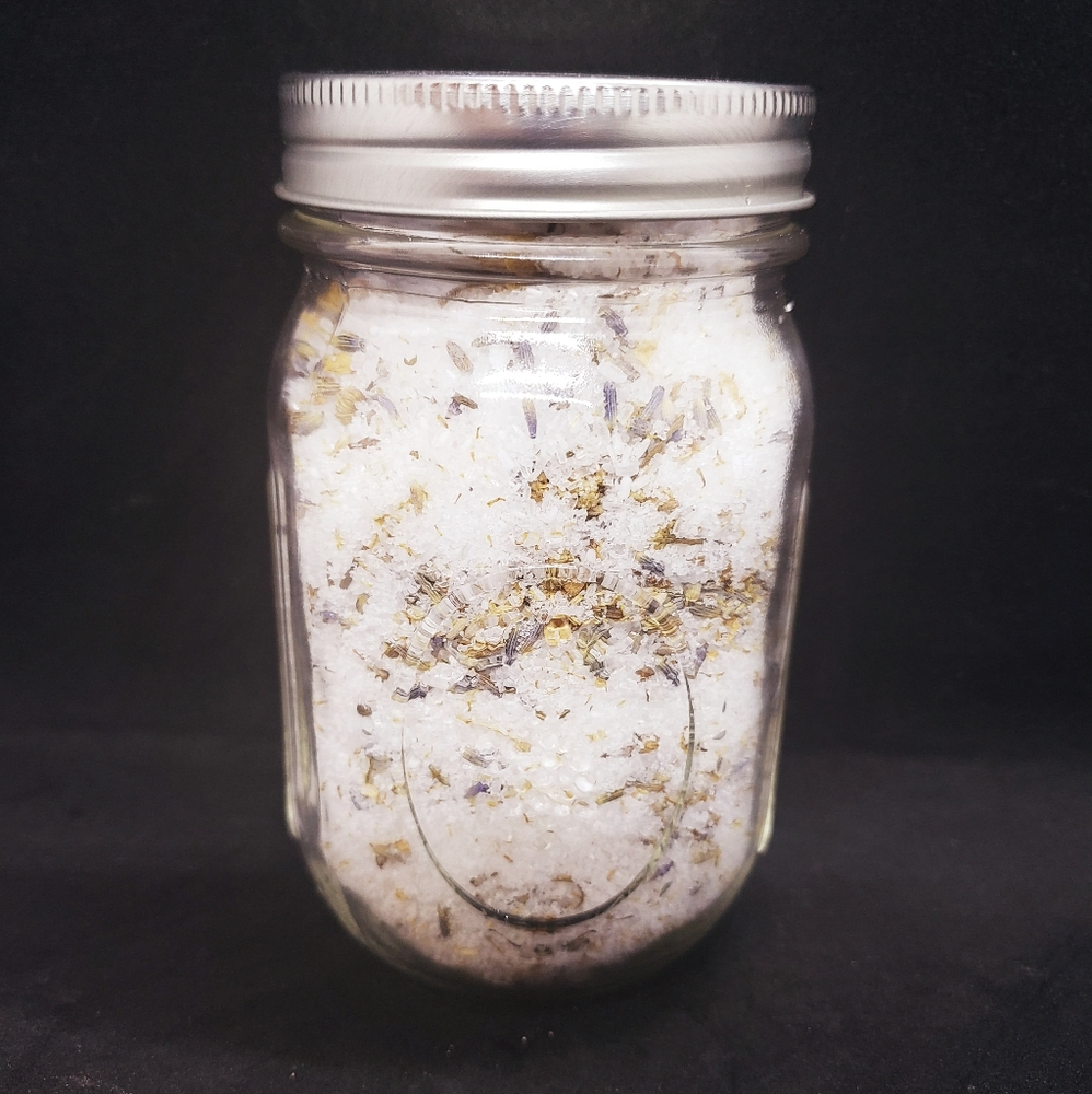 Bath Salts 16oz Chamomile & Lavender